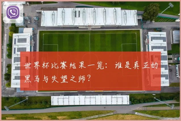 世界杯比赛结果一览:谁是真正的黑马与失望之师?