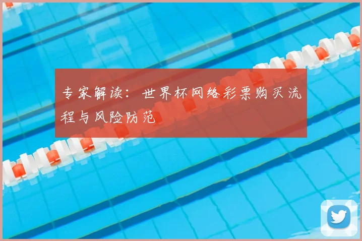 专家解读:世界杯网络彩票购买流程与风险防范